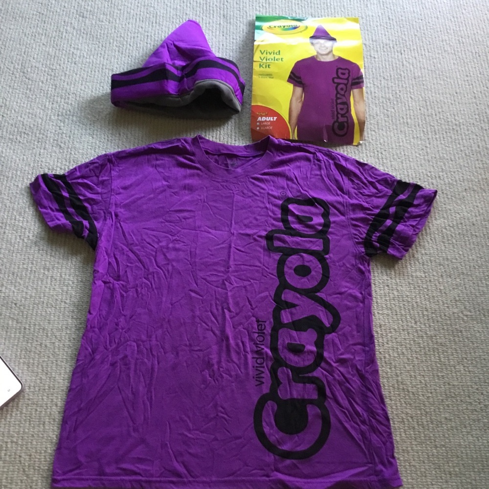 Crayola Vivid Violet Kids Costume Set